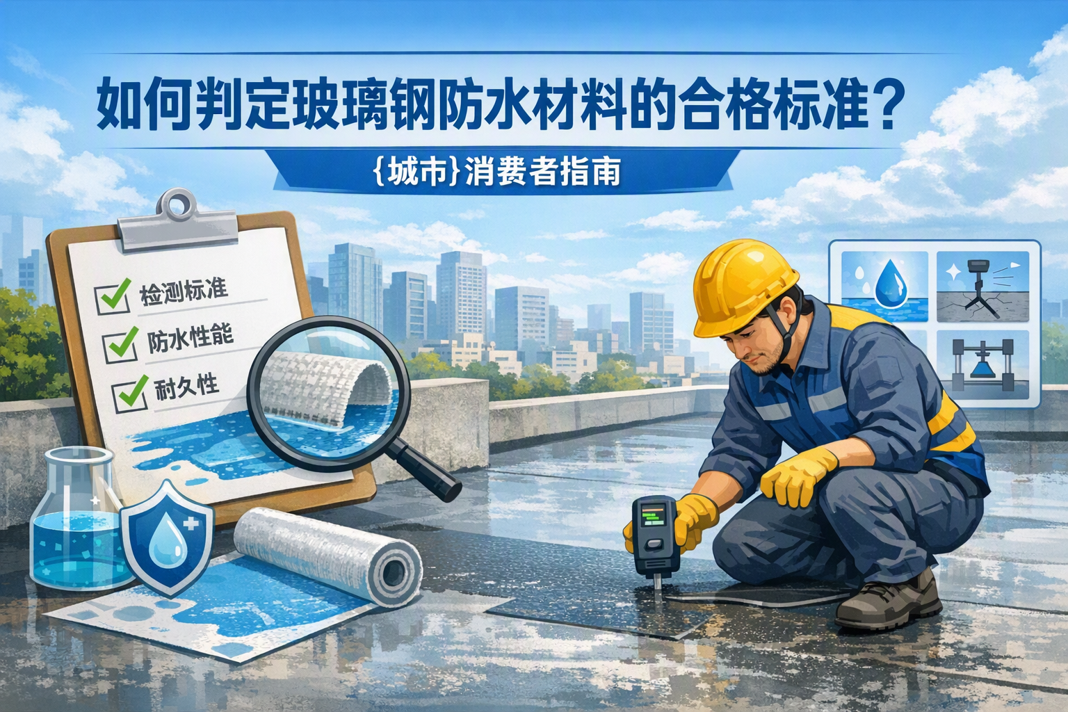 如何判定玻璃钢防水材料的合格标准？ 甘南 消费者指南