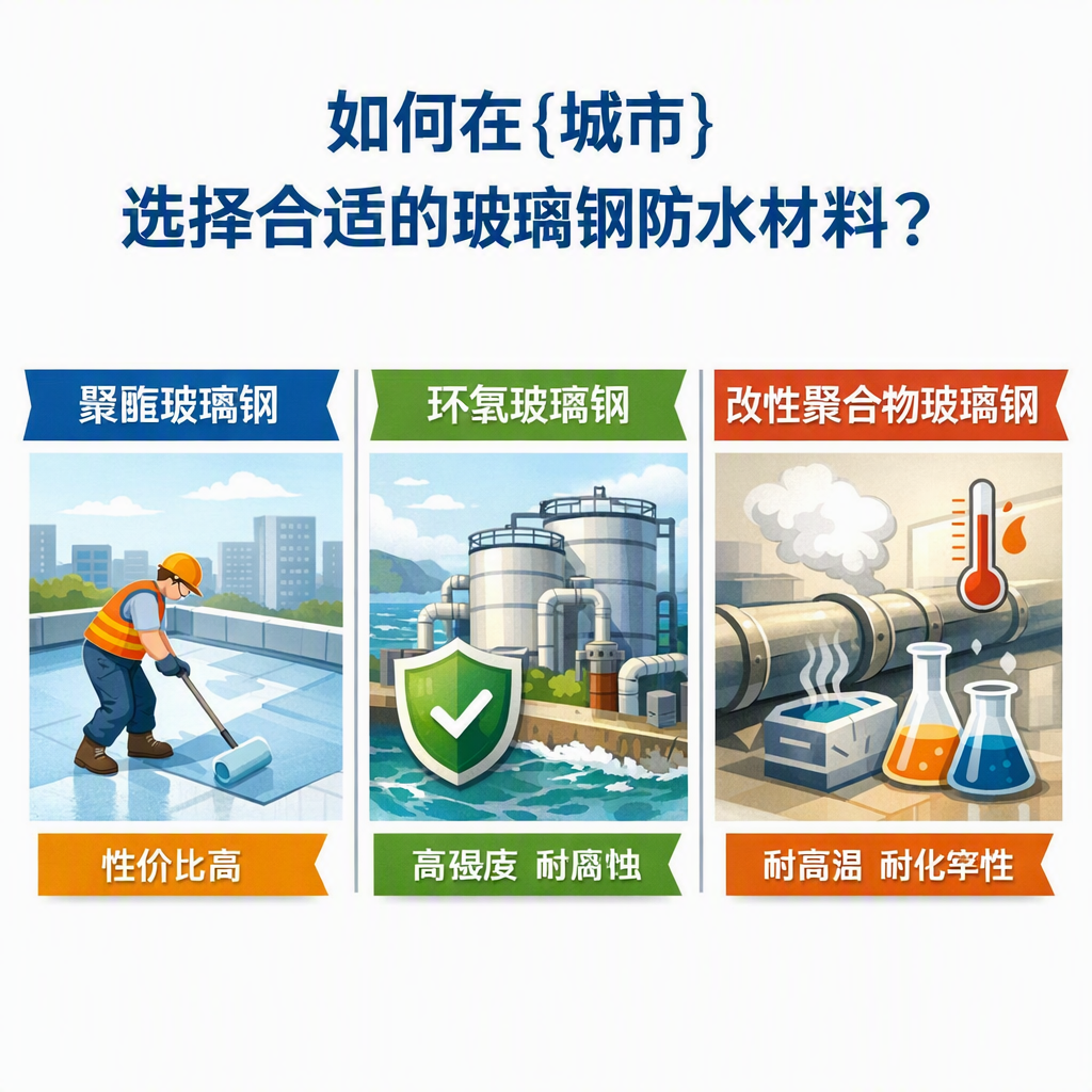 如何在甘南选择合适的玻璃钢防水材料？