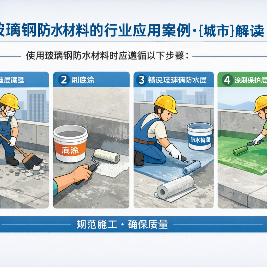 玻璃钢防水材料的行业应用案例，甘南解读