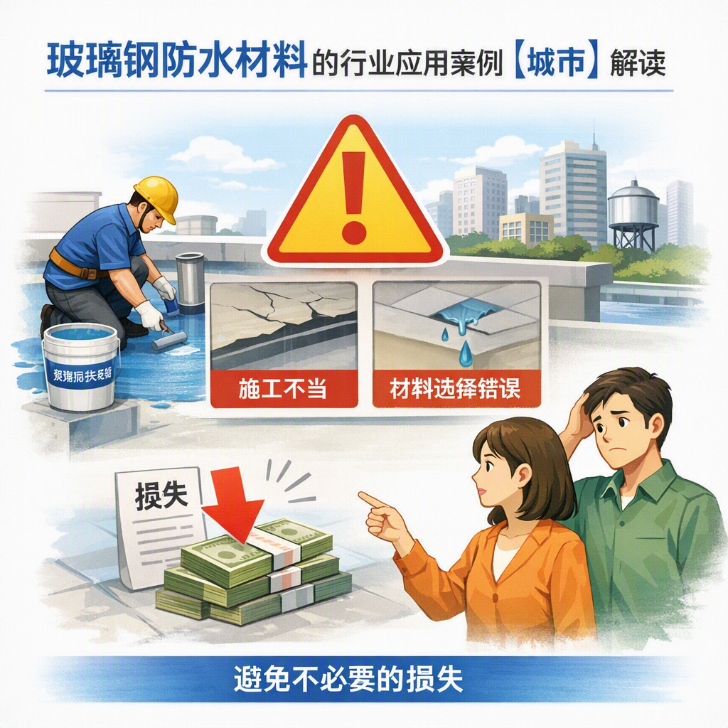 玻璃钢防水材料的行业应用案例，甘南解读