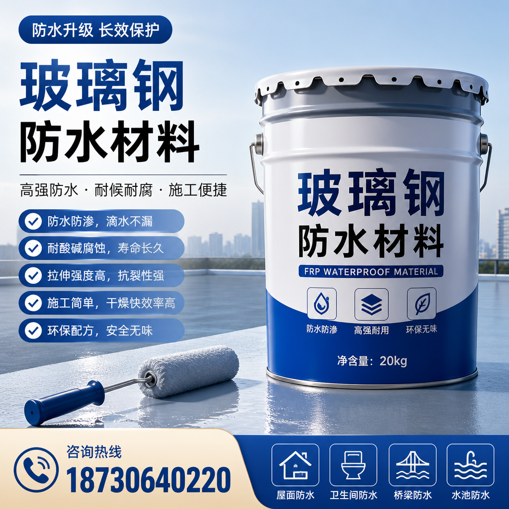 专家解析：玻璃钢防水材料的市场前景分析在 甘南