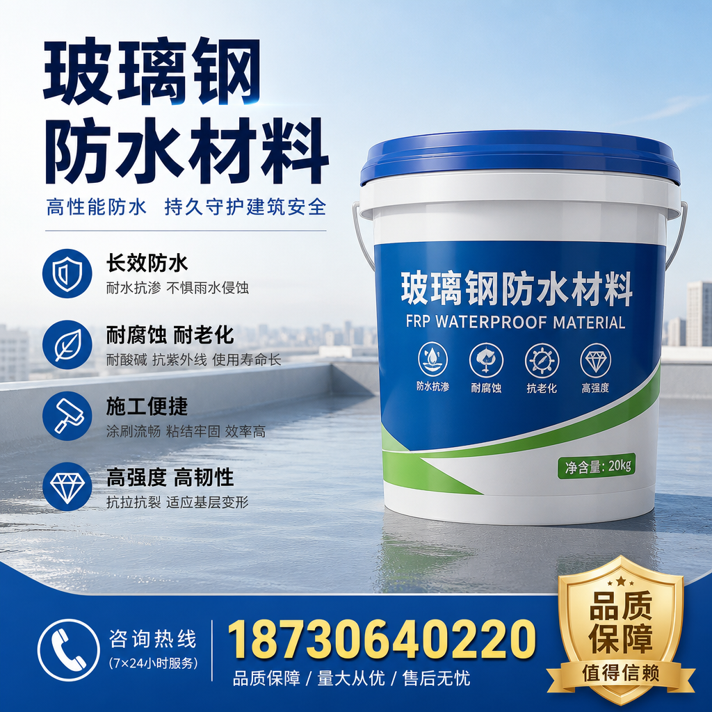 专家解析：玻璃钢防水材料的市场前景分析在 甘南